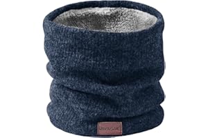 Onvavient Schal Herren Winter, Winter Halsschlauch Ski, Schlauchschal Halstuch Halswärmer Gesichtsschal Fleece Loop Schal Männer Frauen Warm Dick Loopschal Nackenwärmer