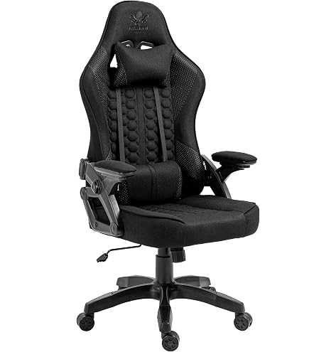 Chaise Gaming Spellcaster FUKU – Revêtement Cuir éco & Alcantara, Inclinaison 160°, Accoudoirs 1D, Design Ergonomique