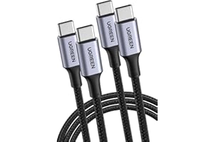 ‎UGREEN UGREEN USB C Kabel 100W 2M Ladekabel USB-C 2 Stück PD 3.0 Schnellladekabel PPS USB C auf USB C Kabel für iPhone 17/Air/16/15 Serie, MacBook Pro/Air, iPad Pro, Galaxy S24, Pixel 9, Steam Deck usw