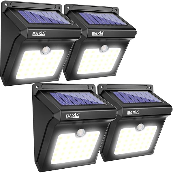 Aootek New Solar Lights 120 Leds Upgraded With Lights Reflector 270 Wide Angle Ip65 Waterproof Easy To Install Security Lights For Front Door Yard Garage Deck 4pack Buy Online At Best Price In Uae Amazon Ae