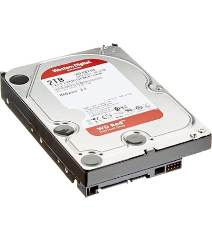 WD Red NAS WD20EFAX Internal Hard Drive 2 to 3.5 Inch SATA 6 Gb/s