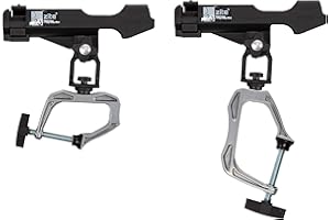 zite Fishing portacanna da Barca - Supporto per Canna Regolabile con Morsetto per la Pesca in Barca - 2 pz. in Confezione