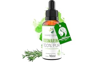 NATURFREUND EST.2021 HAARFREUND© Rosmarinöl Haare [HOCHDOSIERT] Rosmarin Öl für gesundes Haarwachstum - 100% Naturrein aus Spanien für Kopfhaut und Haar Rosemary Oil for Hair Growth Rosmarinwasser Haaröl gegen Haarausfall