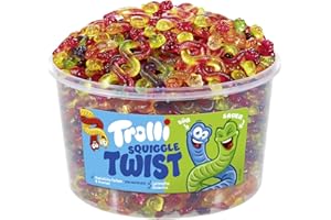 TROLLI GMBH OSTSTRASSE 94 90763 FÜRTH (D) Trolli Squiggle Twist słodkie i kwaśne robaki splecione 1200 g