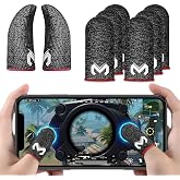 SIOPPKIK Pack of 8 gaming finger sleeves - particularly comfortable and stable finger sleeves, as unique elastane fibres - in