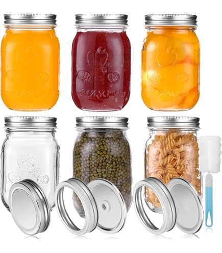 6 Gancio In Filo Acciaio Per Barattoli Mason - Ideale Per Decorazioni Fai Da Te E Giardino