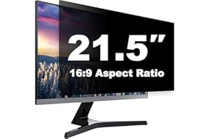 salipt Computer-Sichtschutzfilter für 16:9-Breitbild-Display, Bildschirm-Privatspionagefilter, blendfrei, blaues Licht, 54,6 cm (21,5 Zoll) (B x H: 475 x 267 mm)