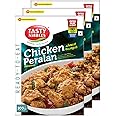 TASTY NIBBLES Ready to Eat Chicken PERALAN | Kerala Special | Open Heat & Eat | Non-Vegetarian | No Added Preservatives | Japanese Retort Technology 200GM Pouch (Pack of 3)