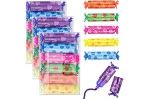 Lixiluxia Set di 24 evidenziatori pastello, 6 colori, mini evidenziatori, design caramella, cancelleria per bambini