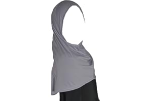 YAQEEN Kopftuch für Mädchen, Hijab, einfarbig, Al Amira, fertig zum Überziehen, ideal für jeden Anlass, Schule/Kindergarten