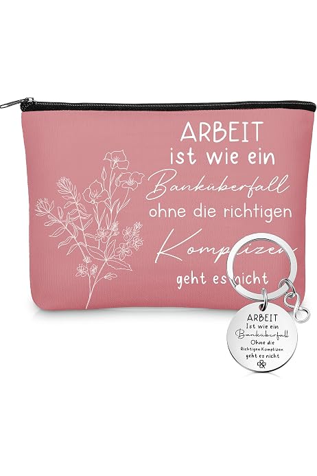 Xuniea Geschenkset Für Lehrer – Regenbogen-Kosmetiktasche, Schlüsselanhänger & Dankeskarte, Für Schuljahresende