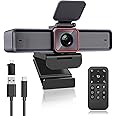 Angetube 4K Streaming webcam with AI Tracking, HDR, Dual AI Noise-Cancelling Mics, Specialized Modes USB3.0 Webcam Ideal for Laptop, Video Camera for Meeting, Conference, Live Streaming