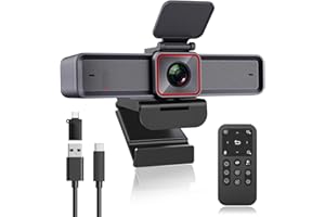 Angetube 4K Streaming webcam with AI Tracking, HDR, Dual AI Noise-Cancelling Mics, Specialized Modes USB3.0 Webcam Ideal for Laptop, Video Camera for Meeting, Conference, Live Streaming