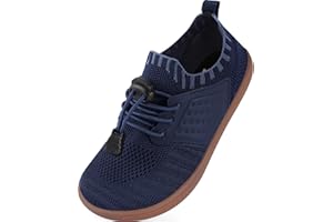 IceUnicorn Barfußschuhe Kinder Breite Zehenbox Knit Jungen Mädchen Hausschuhe Minimal Kleinkind Walking Schuhe Minimalistische Atmungsaktiv