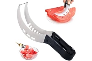 Krajalnica do arbuza ACTOYS, krajalnica do melona ze stali nierdzewnej, krajalnica do melona w kostce, krajalnica do melona, ​​narzędzie do cięcia arbuza do arbuza, melona, ​​owocu smoka, papai