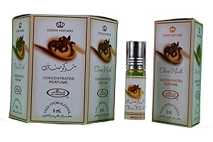 H-DISTRIBUTION Al-Rehab Choco Musc Boîte de 6 flacons d'huile parfumée 6 ml