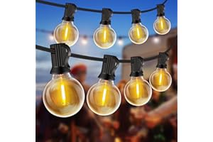ZYRIVON Guirlande Lumineuse Exterieure 20M,30+2 Ampoules,Incassable Étanche,Guirlande Guinguette LED Connectable,Blanc Chaud,Plug & Play, pour Intérieur Jardin Balcon Maison Mariage Fête Noël