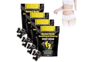 Fengyang 4PCS Perles de Trempage pour Les Pieds à Base de Plantes, Perles de Trempage pour Les Pieds pour Détoxifier et Façonner les Pieds Pour Homme et Femme