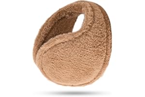 JXCTNNU Wärme Ohrenschützer Verstellbar Fleece Ohrwärmer Faltbare Ohrenwärmer Hinter dem Kopf Ohrenschützer für Damen und Herren Unisex Ohrenwärmer für Draußen, Radfahren, Laufen, Skifahren