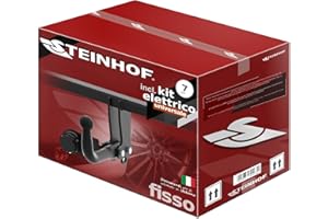 STEINHOF Nuovo gancio di traino fisso compatibile con Ford C-Max 05.2008-11.2010 con 7-poli kit elettrico universale