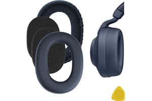 GEEKRIA QuickFit wymienne nauszniki do słuchawek Jabra Elite 85H, zestaw słuchawkowy, nauszniki, części naprawcze, granatowe