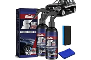 NNBWLMAEE Rayhong Spray Coating Agent, Multi-Functional Coating Renewal Agent, 3 in 1 Ceramic Car Coating Spray, 3 in 1 High Protection Quick Car Coating Spray, Plastic Parts Refurbish Agent (2pcs)