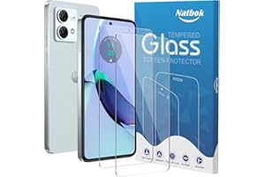 Natbok 2-pak szkła hartowanego do Motorola Moto G84 ochraniacz ekranu, twardość 9H, ultra odporne, odporne na odciski palców, bez pęcherzyków, przezroczysta folia na telefon komórkowy HD do Moto G84
