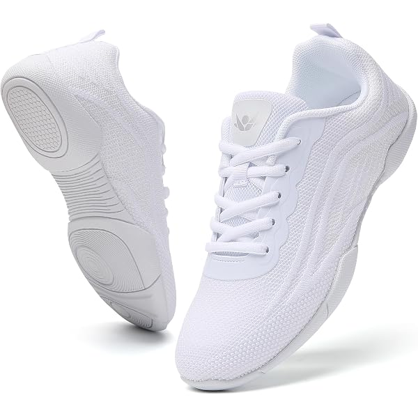 Chaussons De Danse Latine Femmes - Maille élastique Avec Lacets, Semelle En Daim - Pour Salsa, Tango, Pratique - Taille 35 à 42 - Bout Fermé - 6