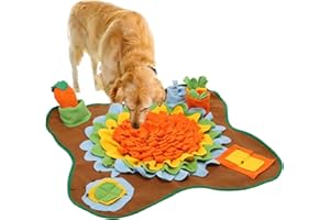 TWOPER Snuffle Mat for Dogs Interactive Dog Enrichment Toys Mental Stimulation Boredom Play Mat Dog Treats Feeding Mat With Puzzles Encourages Natural Foraging Skills