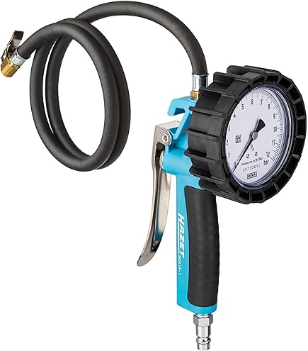 Milton 572 - Gonfiatore A Pistola Professionale Con Manometro Analogico (0-230 PSI) E Tubo 91 Cm