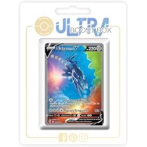 My-booster Pokémon Karten Box – Ultraboost SV08-FR24-UB-SV177, 10 Französische Karten, Inkl. Ursaluna Ex Blutmond