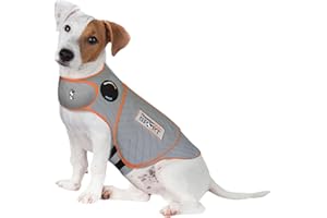 Thundershirt Dogs Clothing Thundershirt Veste Anti-anxiété pour Chien Platine Taille S