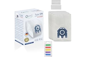 Qpro premium OEM quality made In Germany dust bags Compatible With Miele hoover bags Complete C2 Complete C3 Classic C1, S8, S5, S2 GN Type vacuum cleaners & Rainbow Vacuum Cleaner Bag Air Fresheners