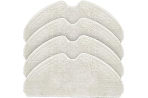 Fixbetter 4 almohadillas de repuesto para mopa Dreame D10S, D10S PRO, D9 Max, F9 PRO Robot aspirador, lavables y reutilizables, accesorios de repuesto