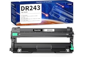 SKYDO 1x DR243CL Tambor para Brother DR243CL DR-243CL B/C/M/Y Compatible para Brother MFC-L3770CDW MFC-L3750CDW HL-L3230CDW HL-L3210CW DCP-L3550CDW DCP-L3510CDW HL-L3270CDW
