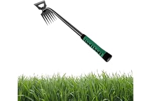 YEEMEEN Désherbeur Manuel pour Le Jardinage,Outil De Désherbage,Outil De Désherbage Manuel,Désherbage en Acier Inoxydable,Extracteur De Désherbage pour Jardin Cour Pelouse Terres