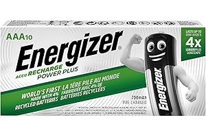 ENERGIZER MAX Energizer Rechargable AAA Battery (Pack of 10)