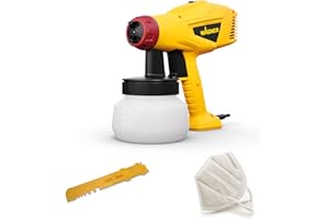 WAGNER pulverizador de Pintura Wood&Metal Sprayer W125 para Barnices y esmaltes para Interiores y Exteriores, 5m² - 10 Min., depósito 600 ml, 350 W