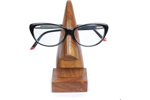 Zap Impex Drewniany uchwyt na okulary, drewno, brązowy, średni