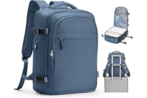 livbote Mochila Viaje Cabina Avion 40x20x30, Mochila Equipaje de Mano 30L Impermeable Hombre Mujer, Mochila Portatil 15.6 Pulgadas con USB