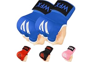 WFX Kids Junior Boxing Hand Wraps Inner Gloves Gel Padded Protection Gloves Pair Combat Sports for Young Fighters