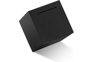 ZLLKEJI Piggy Bank for Adults Stainless Steel Savings Bank Can Only Safe Piggy Bank Must Break To Open Black 12cm