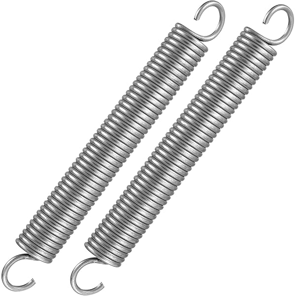 Molle A Trazione In Acciaio Inox | 4 Pezzi Doppio Gancio | Lunghezza 80mm, Carico 3,2kg | Per Tendaggi, Fitness E Altro - Foto 5