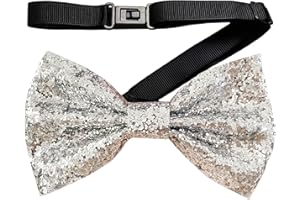 Chyuxinda Glitzernde Fliege Pailletten Fliege für Junggesellinnenabschied Karneval Kostüm Fasching Halloween Karneval Mottoparty