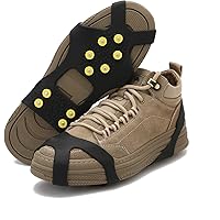 Ice Grippers ice grips for shoes ice & snow grips,Anti Slip 10-Studs TPE Rubber Crampons