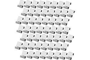 COSORO 100pcs Z Clips for Glass & Polycarbonate, Stainless Steel Greenhouse Glazing Fixings