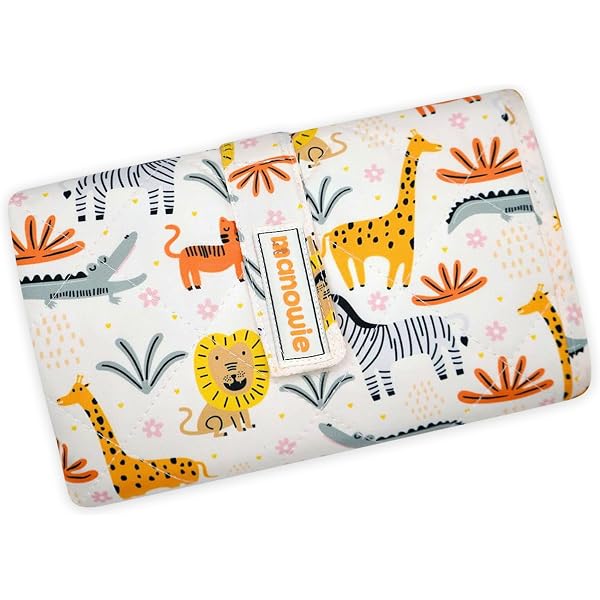 Ralphie Bear Baby Changing Compact Travel Mat - Pears