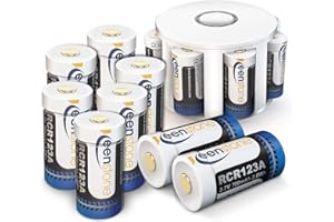 Arlo Akkus, Keenstone 12 Stücke 3,7V 750mAh Arlo Kamera Akkus mit Batterie Gehäuse/Kamera Hülle (T-1-bule-12set)