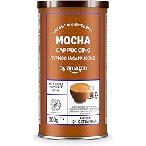 by Amazon Instant Cappuccino Classic, Dark Roast, 200g