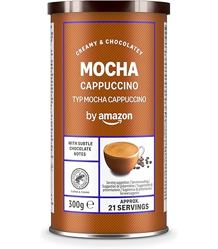 by Amazon Instant Cappuccino Classic, Dark Roast, 200g